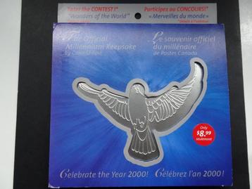  Canada 2000 Milenium Keepsake postzgels in blikje beschikbaar voor biedingen