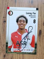 Spelerskaart Feyenoord Leroy Fer, Verzenden, Zo goed als nieuw, Feyenoord, Spelerskaart
