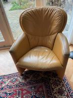 Leolux  Excalibur fauteuil van Jan Armgardt, Gebruikt, Leer, Ophalen of Verzenden, 75 tot 100 cm