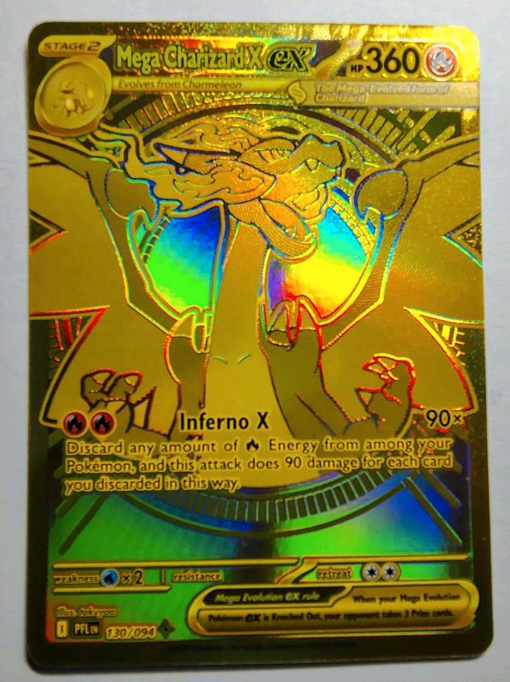 Mega Charizard X EX 130/094 Phantasmal Fl ruilen mogelijk, Hobby en Vrije tijd, Verzamelkaartspellen | Pokémon, Zo goed als nieuw