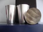 Drie zwaar verzilverde bekers van WMF, Antiek en Kunst, Antiek | Goud en Zilver, Ophalen of Verzenden, Zilver