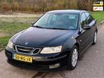 Saab 9-3 Sport Sedan 2.0t Linear Automaat ECC Audio/CD Leder, Auto's, Zwart, Bedrijf, Grijs, 1600 kg