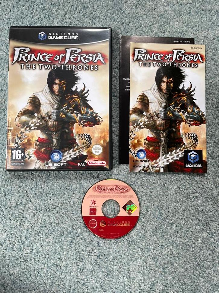 Prince of Persia The Two Thrones met garantie, Spelcomputers en Games, Games | Nintendo GameCube, Zo goed als nieuw, Avontuur en Actie