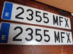 Kentekenplaat set spanje, Ophalen of Verzenden, Zo goed als nieuw
