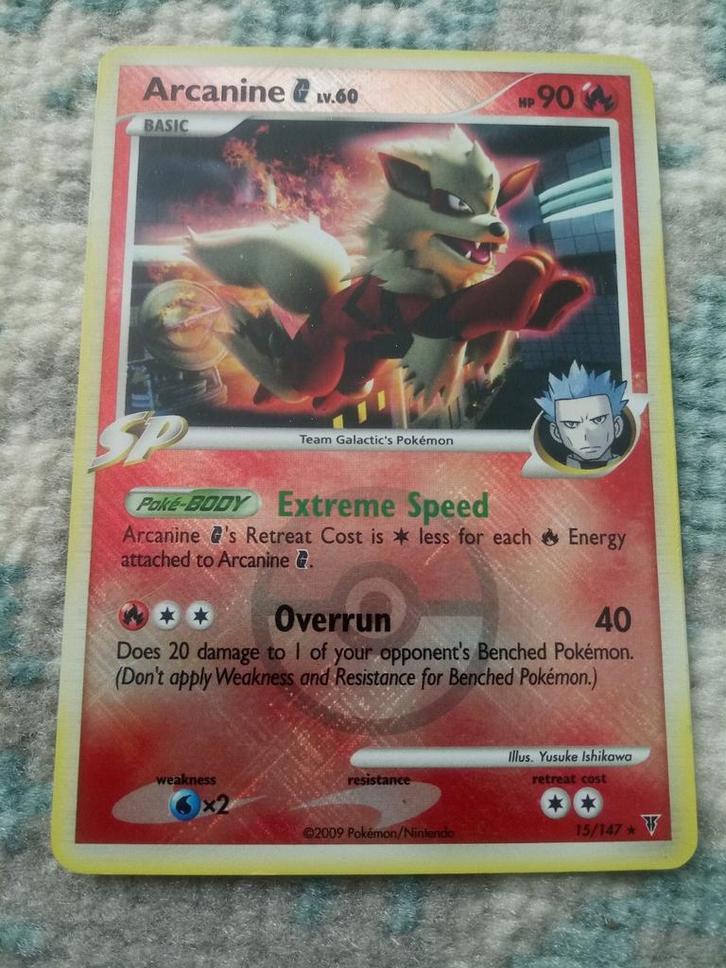 Pokémon kaart Arcanine G League Promo, Hobby en Vrije tijd, Verzamelkaartspellen | Pokémon, Ophalen of Verzenden