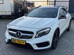 Mercedes-Benz GLA-klasse AMG 45 4Matic Edition 1 Pano Leer N, Auto's, Gebruikt, Euro 6, 4 cilinders, Wit