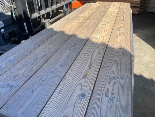 Vuren planken STOCKHOLM gebrand, geborsteld en behandeld 185, Tuin en Terras, Palen, Balken en Planken, Nieuw, Planken, 250 cm of meer