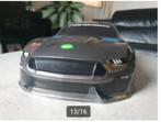 TT01 TT02 kap body Ford Mustang kleur zilvergrijs / Tamiya, Hobby en Vrije tijd, Nieuw, Ophalen of Verzenden, Onderdeel, Schaal 1:10