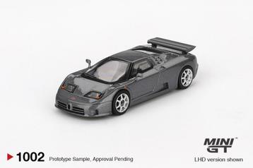 Mini GT 1/64 - Bugatti EB110 Super Sport Grigio Scuro Mgt354 beschikbaar voor biedingen