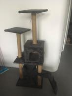 Kattentoren kattenboom kattenklimpaal krabpaal grijs 133cm, Dieren en Toebehoren, Krabmeubelen, Ophalen, Gebruikt, Krabpaal