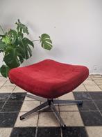 Rode vintage voetenbank - IKEA Lunna, Gebruikt, Ophalen of Verzenden, Stof, Onbekend