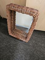 Riviera maison rattan spiegel, Huis en Inrichting, Woonaccessoires | Spiegels, Minder dan 50 cm, Ophalen of Verzenden, Zo goed als nieuw
