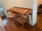 Leuke houten werkbank - 120cm breed, Doe-het-zelf en Verbouw, Werkbanken, Ophalen, Gebruikt, 70 tot 120 cm, Bankschroef