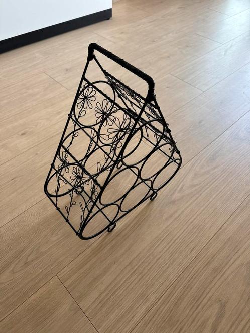 Wijnrek, Huis en Inrichting, Woonaccessoires | Wijnrekken, Gebruikt, Metaal, Ophalen of Verzenden