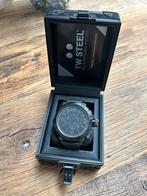 TW Steel 821, Sieraden, Tassen en Uiterlijk, Horloges | Heren, Overige merken, Leer, Staal, Ophalen of Verzenden
