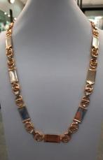 gouden platte koningsketting 18karaat, Sieraden, Tassen en Uiterlijk, Kettingen, Www.bredajuwelier.nl, Nieuw, Ophalen of Verzenden