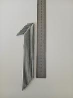 Haring staal 18CM SET, Caravans en Kamperen, Ophalen of Verzenden, Gebruikt