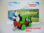 Thomas de Trein Trackmaster Push Along Sodor Safari Percy, Ophalen of Verzenden, Gebruikt