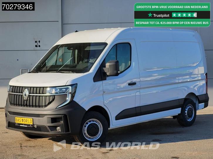 Renault Master 130PK 30 x OP VOORRAAD! 2025 Model! L2H2 Came, Auto's, Bestelauto's, Bedrijf, Te koop, Achteruitrijcamera, Airconditioning