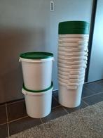 Mooie emmers 20 liter met deksel evt. voor oliebollenbeslag, Ophalen of Verzenden, Zo goed als nieuw, Kunststof, Met deksel
