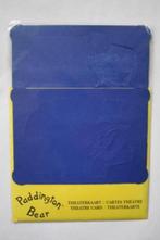 4 pakjes Theaterkaarten Paddington A5 Bear blauw zittend, Hobby en Vrije tijd, Kaarten | Zelf maken, Verzenden, Nieuw, Disney