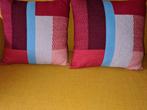 2 Røros lamswollen kussens, kleur: Red; 50x50 cm, Ophalen of Verzenden, Vierkant