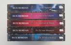 5x Percy Jackson en de Olympiërs Serie - Rick Riordan, Ophalen of Verzenden, Gelezen, Rick Riordan
