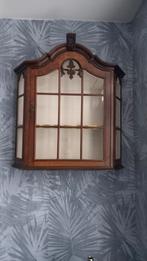 Klassiek vitrine kastje, Huis en Inrichting, Kasten | Vitrinekasten, Ophalen, Klassiek, 50 tot 100 cm, Minder dan 25 cm
