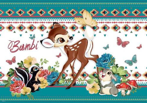 Bambi vliesbehang 254x184cm NU 20% KORTING * Muurdeco4kids, Kinderen en Baby's, Kinderkamer | Inrichting en Decoratie, Nieuw, Wanddecoratie