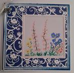 Bloemen geschilderd met aquarel verf, Ophalen of Verzenden, Zo goed als nieuw