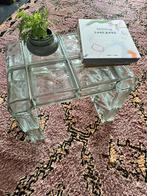 Moderne glasblok koffietafel, Ophalen, Nieuw, Minder dan 50 cm, 50 tot 100 cm