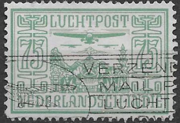 1928, Ned. Indië - NVPH LP9 (2) {Ni 41}, Postzegels en Munten, Postzegels | Nederlands-Indië en Nieuw-Guinea, Gestempeld, Nederlands-Indië
