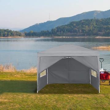 Erg Chique Stabiele Pop-Up Easy-Up Vouwtent 3x3m.Antraciet beschikbaar voor biedingen