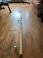 Trap leuning eikenrondhout 3,85 meter, Ophalen, Gebruikt, 2 tot 4 meter