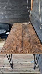 100 years wood table, Ophalen, 100 tot 150 cm, 50 tot 100 cm, Zo goed als nieuw