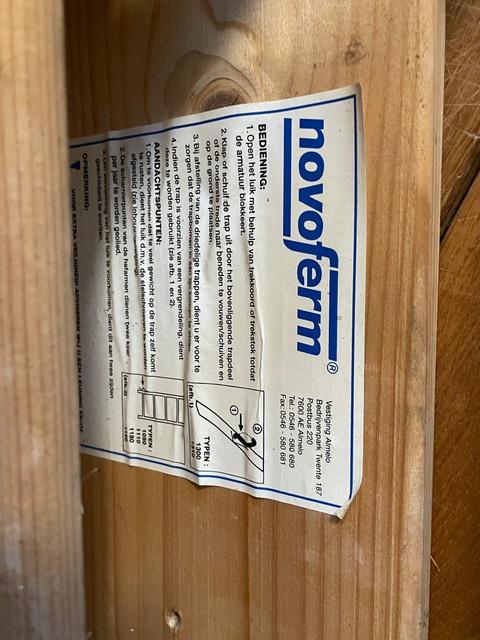 Vlizotrap van novoferm, Doe-het-zelf en Verbouw, Ladders en Trappen, Zo goed als nieuw, Trap, 2 tot 4 meter, Opvouwbaar of Inschuifbaar