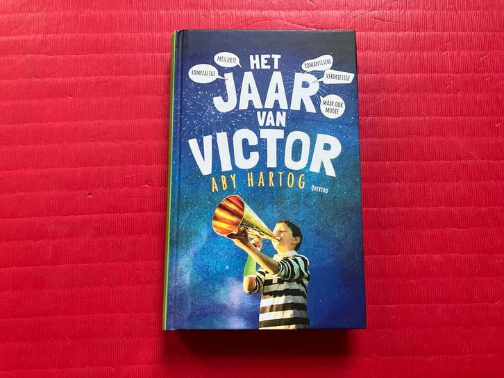 Het jaar van Victor - Aby Hartog, Boeken, Kinderboeken | Jeugd | onder 10 jaar, Gelezen, Fictie algemeen, Ophalen of Verzenden