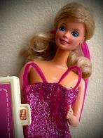 Vintage Barbie Day to Night 1984 + badpak koffer lint Mattel, Zo goed als nieuw, Verzenden, Barbie