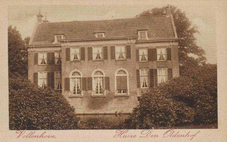 woz052 Vollenhove Hoeve Den Oldenhof 1928, Verzamelen, Ansichtkaarten | Nederland, Ongelopen, Overijssel, 1920 tot 1940, Ophalen of Verzenden