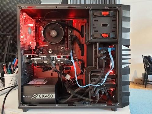 Game PC - GTX 1050 TI - Ryzen 5 1500X - 2.5 TB opslag, Computers en Software, Desktop Pc's, Gebruikt, 3 tot 4 Ghz, HDD, SSD, 8 GB