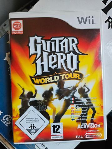 Nintendo wii Guitar Hero world tour beschikbaar voor biedingen