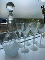 CRYSTAL CLEAR Wijnset Melinda 7-delig, Antiek en Kunst, Ophalen of Verzenden