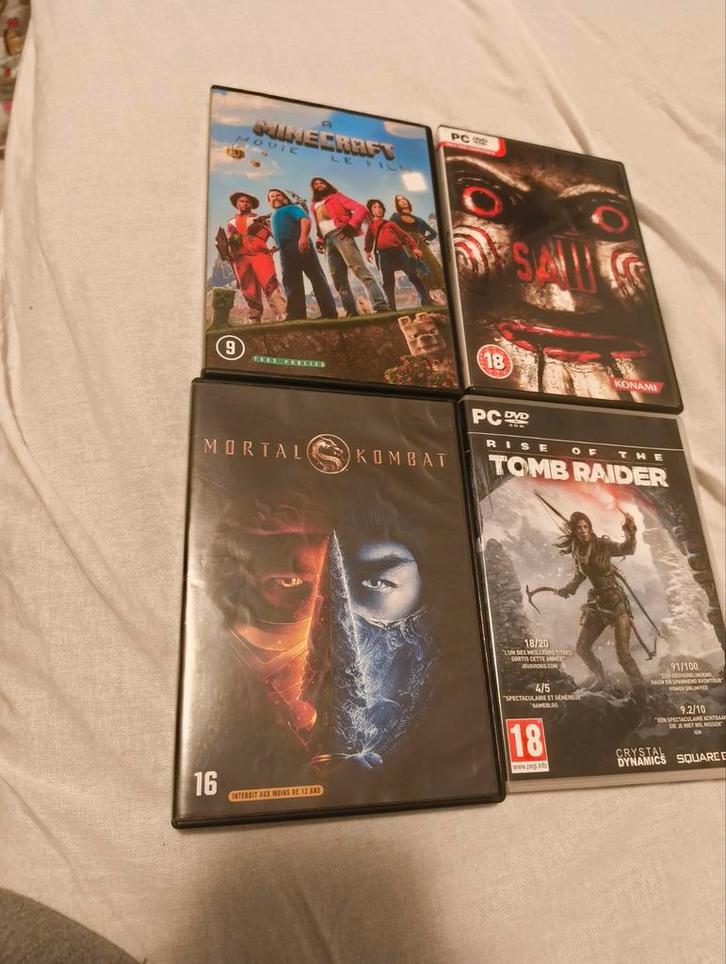 2 games en meerdere dvds, Cd's en Dvd's, Dvd's | Horror, Zo goed als nieuw, Overige genres, Vanaf 12 jaar, Ophalen of Verzenden