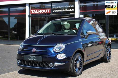 Fiat 500 0.9 TwinAir Turbo RIVA - Blu Sera, Leder interieur,, Auto's, Fiat, Bedrijf, Te koop, ABS, Airbags, Airconditioning, Centrale vergrendeling