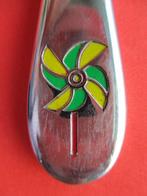 (KB4592) Kinderbestek Windmolentje kleur mes, Ophalen of Verzenden, Gebruikt