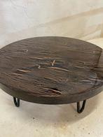 Ronde epoxy salontafel bijzettafel zwart koperkleurig, Epoxy, Nienhof 48, 6715 AD, Ede, Rond, Nieuw