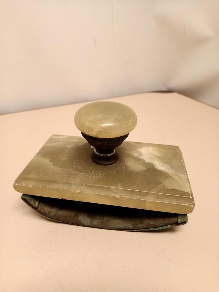 Antieke Marmeren Inkt Vloeier / Blotter, Antiek en Kunst, Antiek | Kantoor en Zakelijk, Ophalen of Verzenden