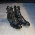 H by Hudson Leren Verterboots - Zwart - Maat 40 - Z.g.a.n., Zo goed als nieuw, H. by Hudson, Zwart, Boots