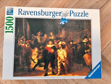 Nachtwacht puzzel 1500 stukjes beschikbaar voor biedingen