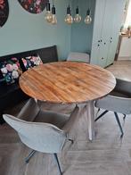 Ronde tuintafel voor 4 personen, Tuin en Terras, Tuintafels, Ophalen, Zo goed als nieuw, Rond